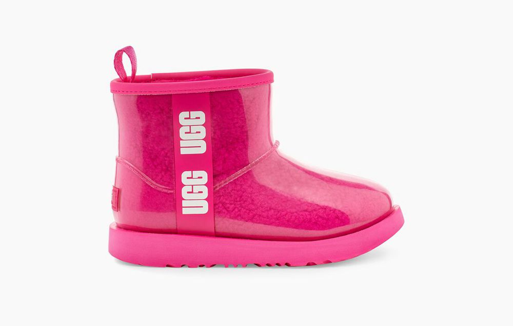 Ugg Classic Clear Mini Ii - Kids Boots - Rose - NZ (4607AUODW)